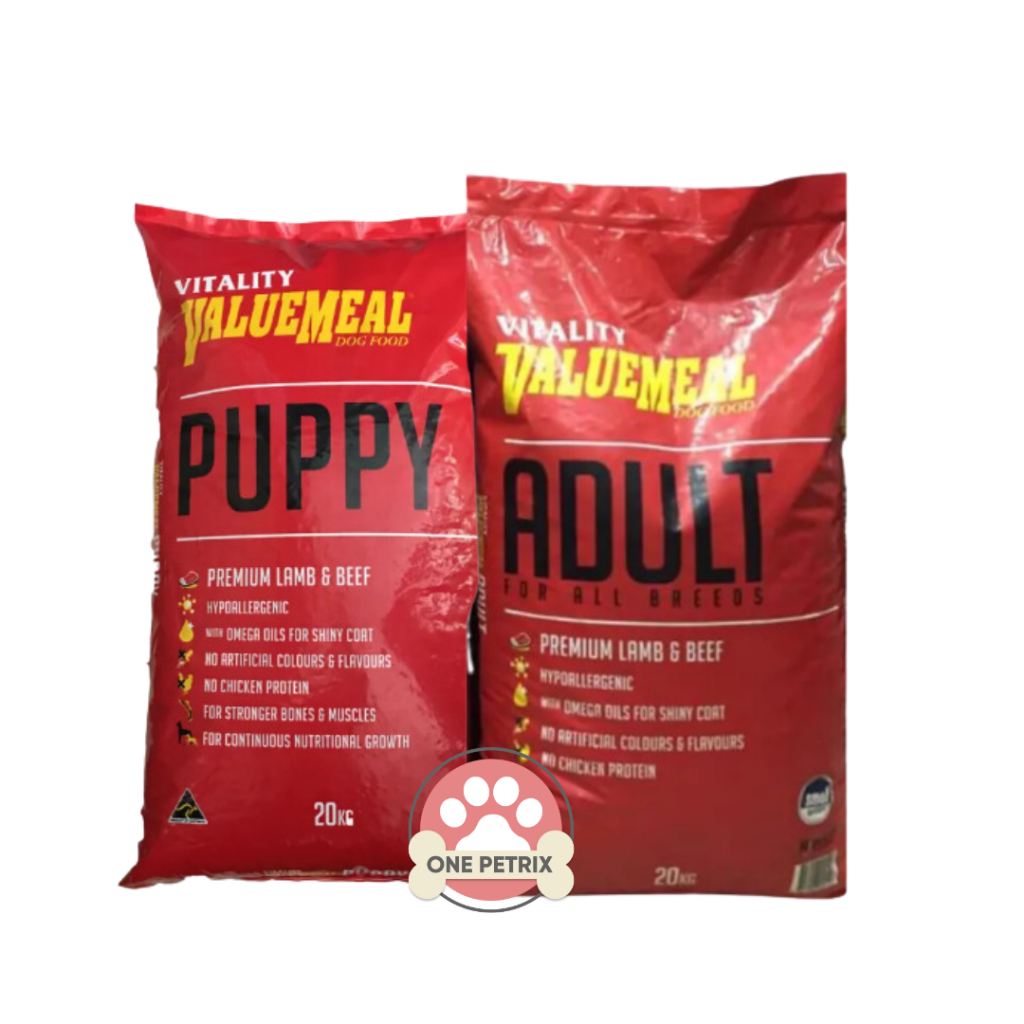 Vitality Value Meal Dog Food (Premium Lamb and Beef) (Adult Puppy
