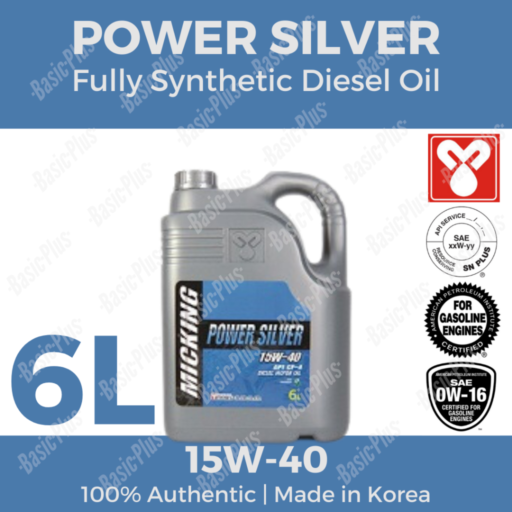 MICKING 6 LITERS FULLY SYNTHETIC DIESEL MOTOR OIL 15W40 DIESEL MOTOR