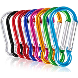 10pcs 3.3cm Zinc Alloy Clip Spring-Snap Hook, Mini Carabiner Quick Release  Hook For ​Outdoor Key Chain Camping Fishing Hiking Traveling.