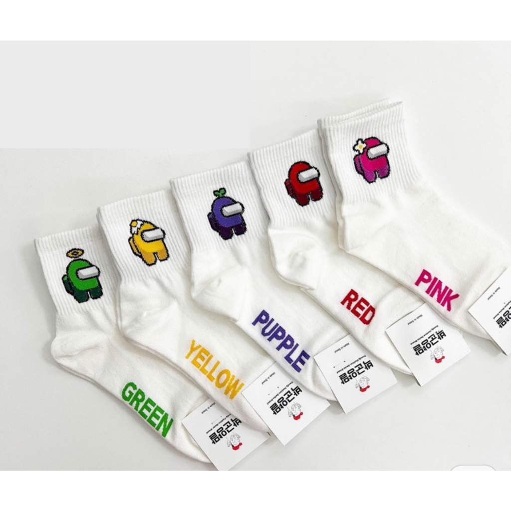 Korean Socks Among Us Icon Socks Iconic Socks Shopee Philippines