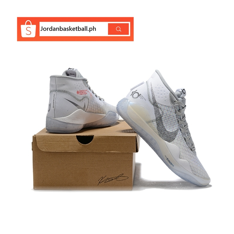 100 Original Nike ZOOM KD12 EP Kevin Durant KD 12 Gray Sports Basketball Shoes For Men Shopee Philippines