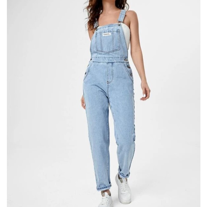 Women's Jumper Pants Denim Overalls Shopee Philippines