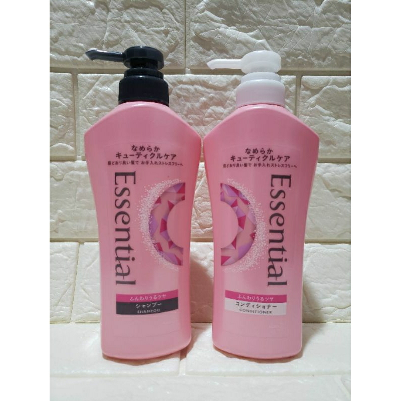 KAO Essential Shampoo And Conditioner Pair (480ml) Shopee Philippines