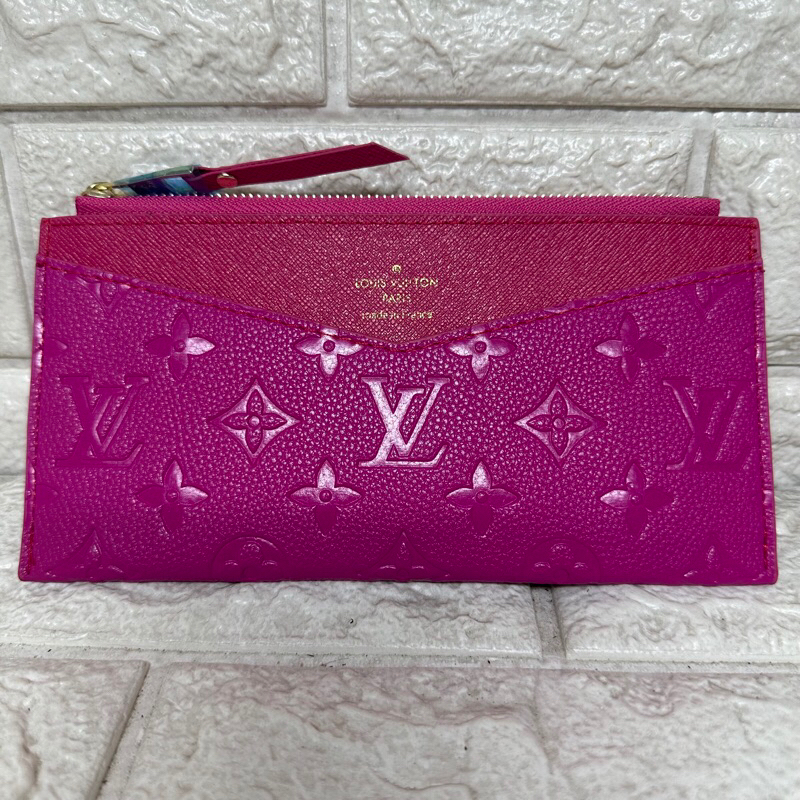 pouch wallet 68712 litchi leather (no box included) size 20cm*10cm