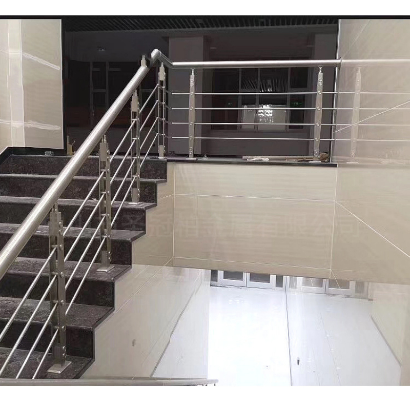 stair-handrail-stainless-steel-brushed-column-attic-guardrail-bay