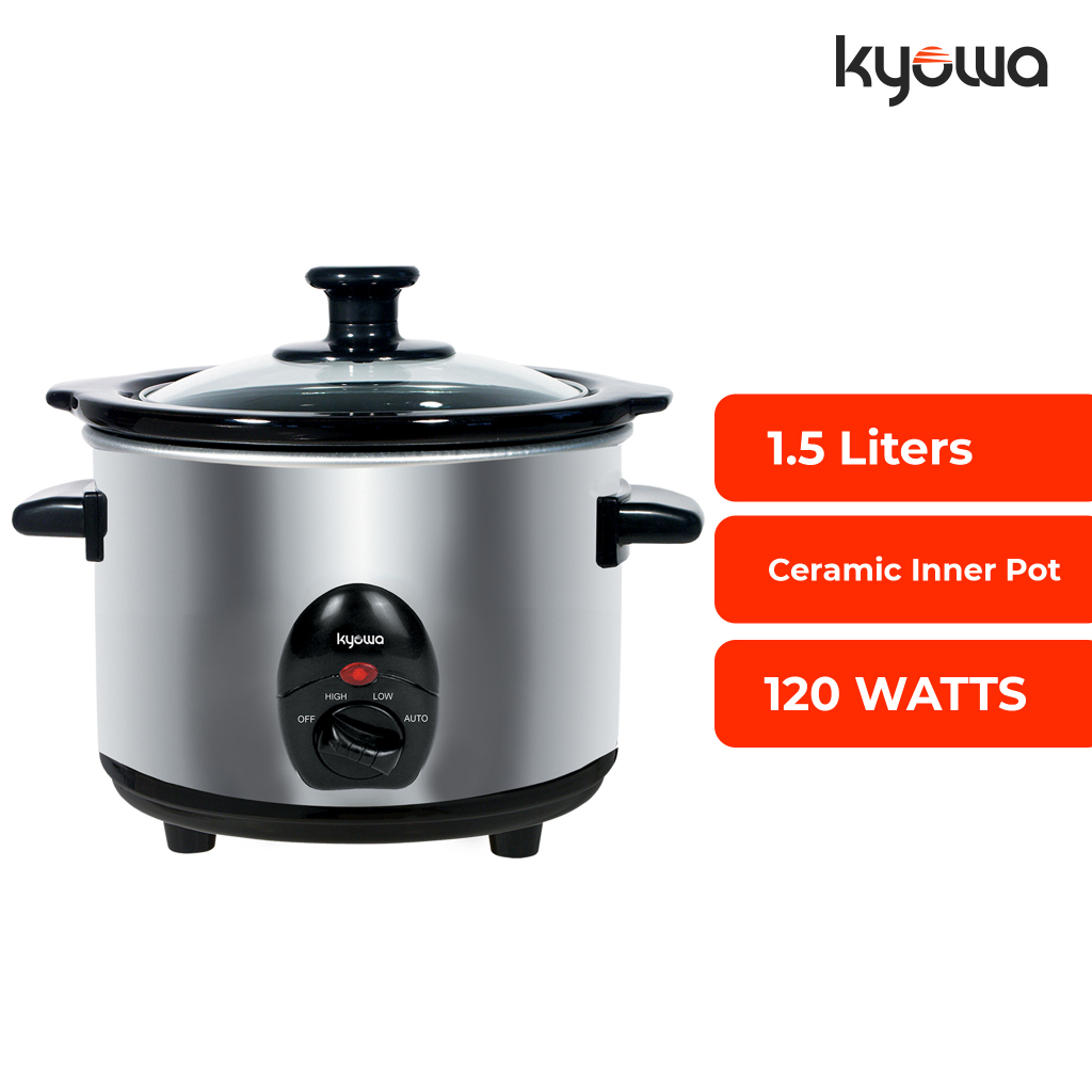 Kyowa Round Slow Cooker 1.5L (Stainless) KW2800 Shopee Philippines
