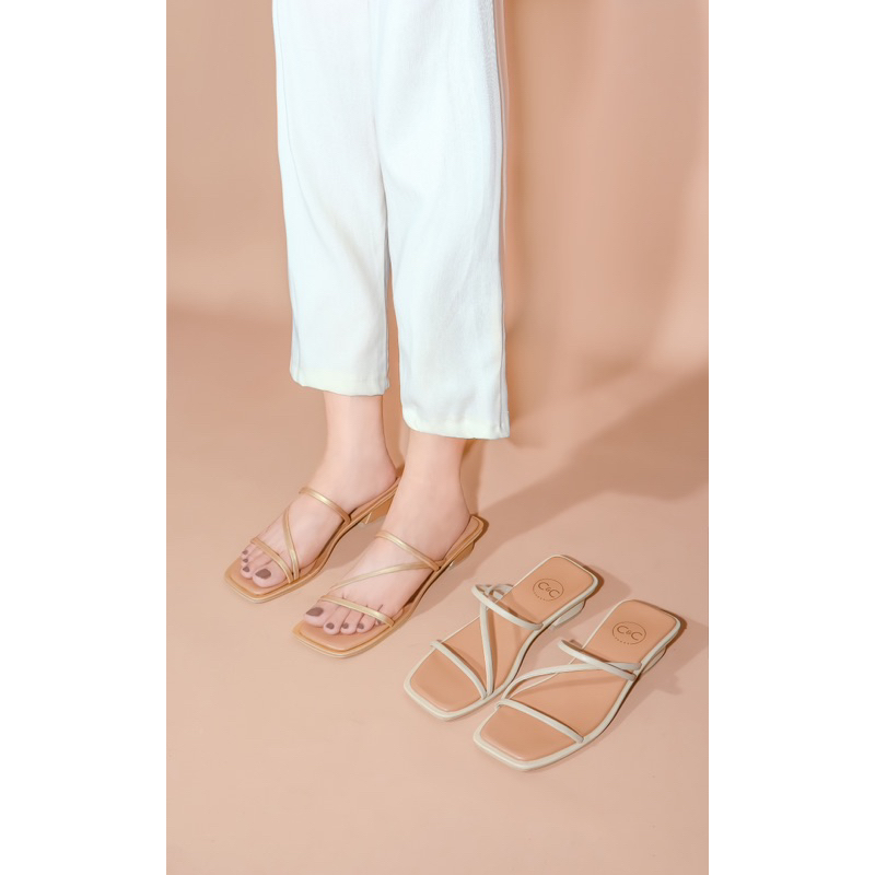ZIA ZStrap Slide Sandals 1Inch Heel Shopee Philippines
