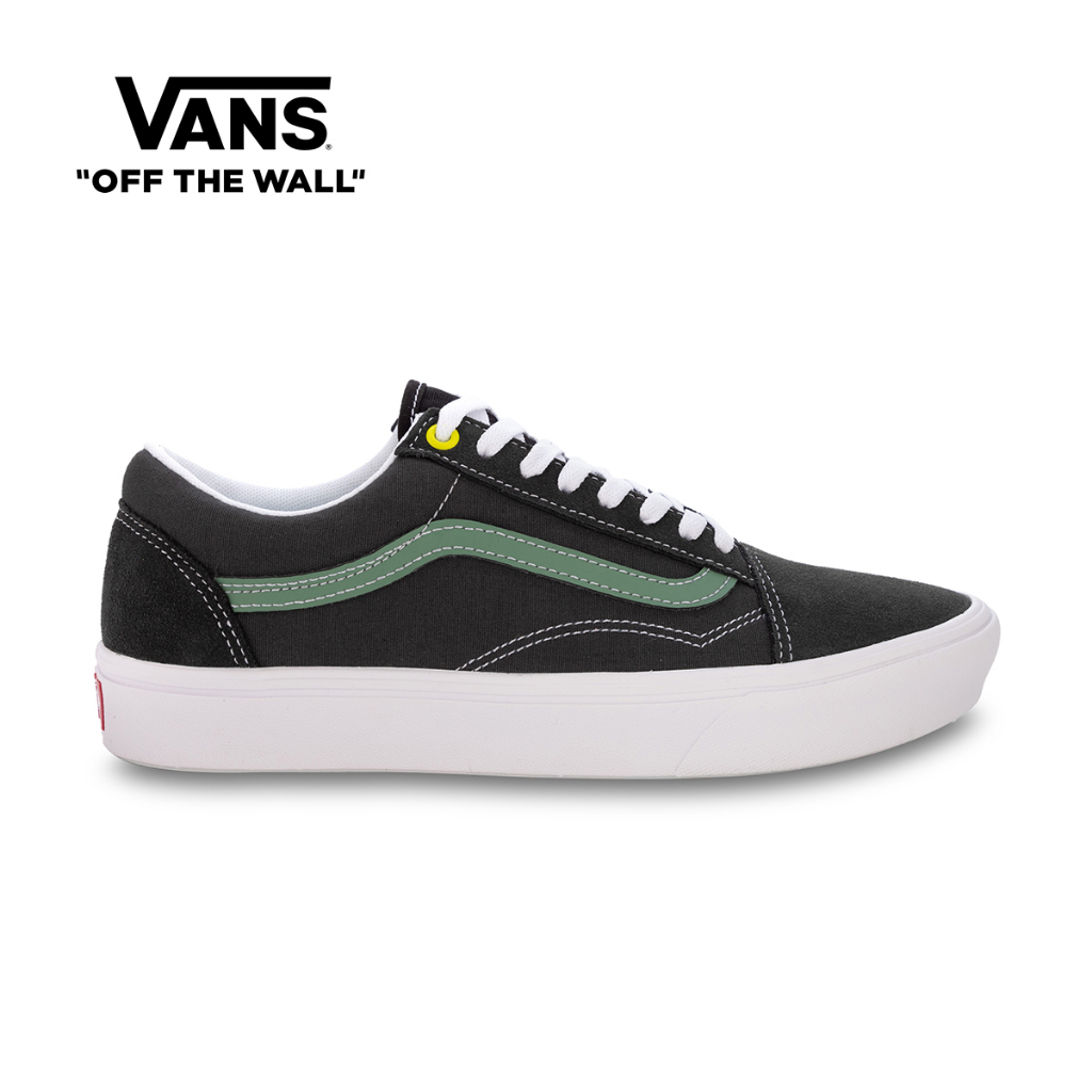 Vans Comfycush Old Skool Multi Block Dark Gray Black Sneakers For Men Shopee Philippines