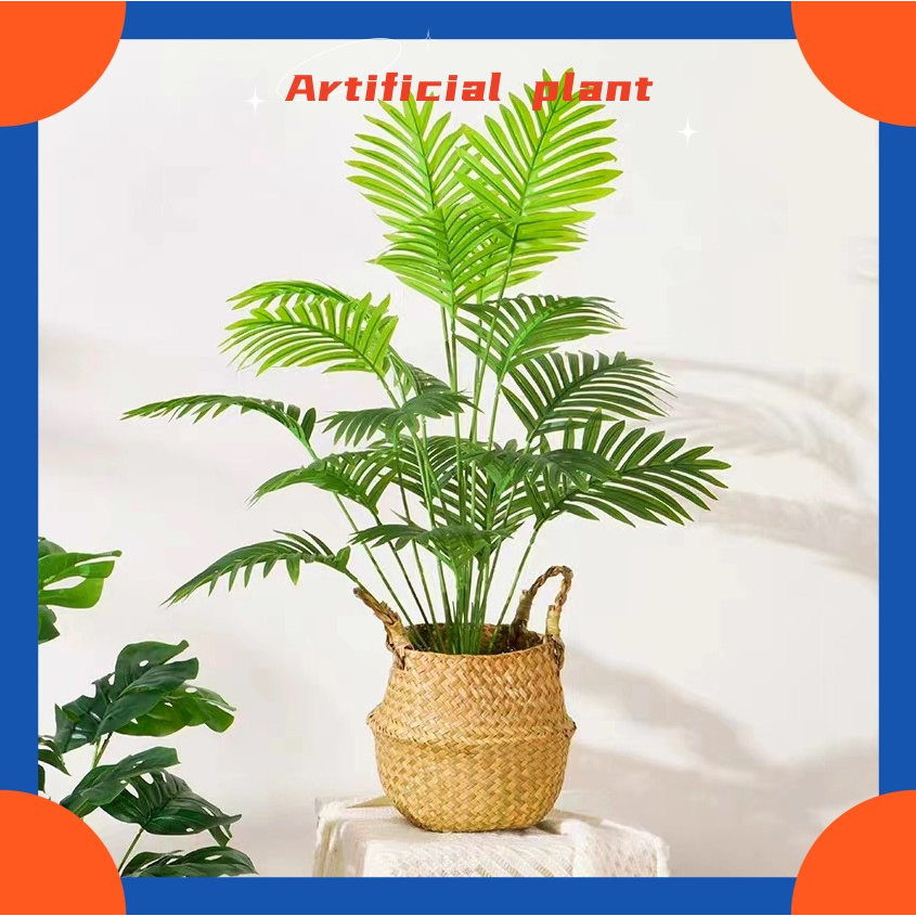 Artificial plant with pot lutescens bamboo palm plants plastic Tall