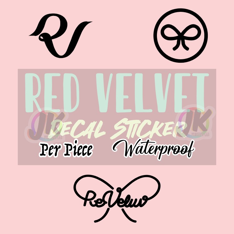 Red Velvet Vinyl Decals [1 PIECE] Shopee Philippines