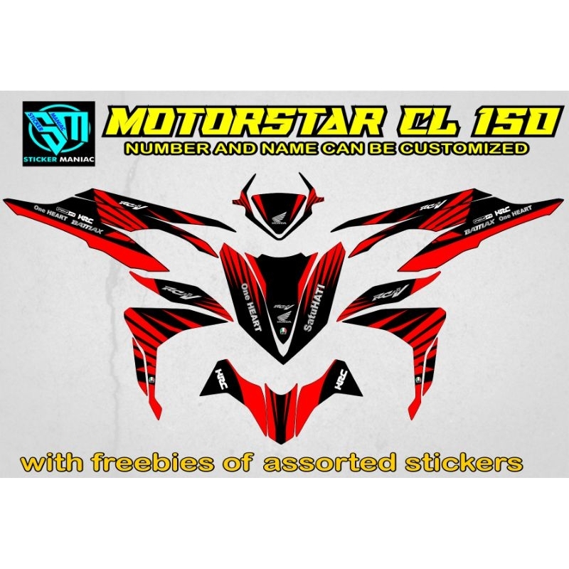 motorstar CL 150 full body decals | Shopee Philippines