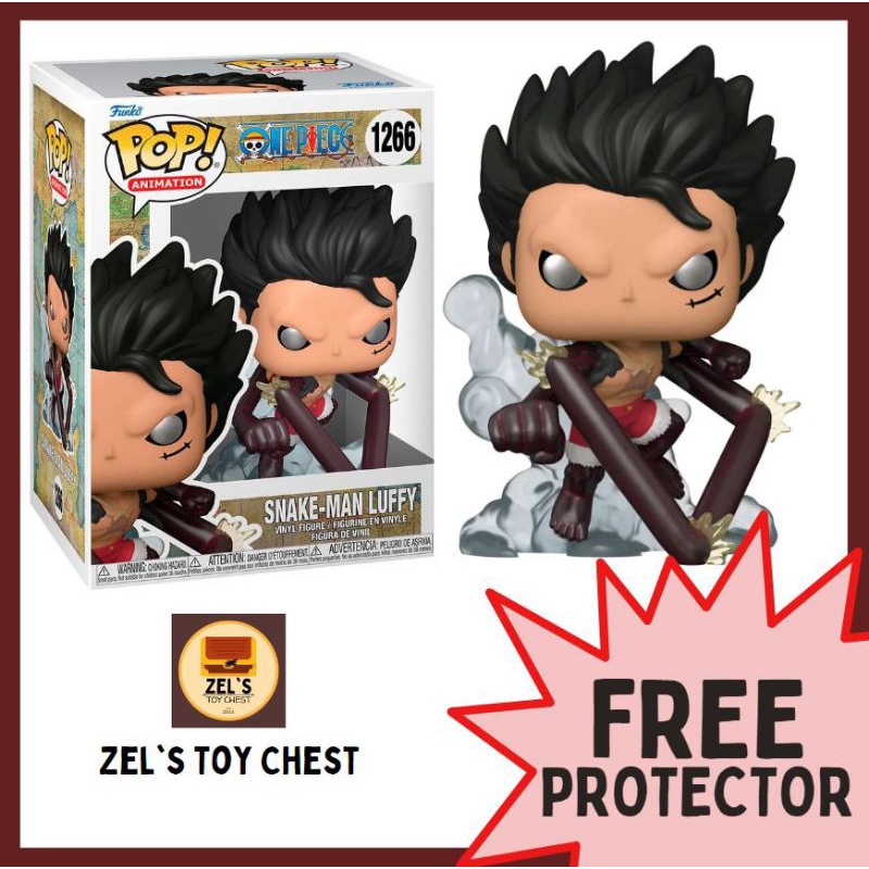 Funko Pop! One Piece: Snakeman Luffy (Regular) with Free Protector ...