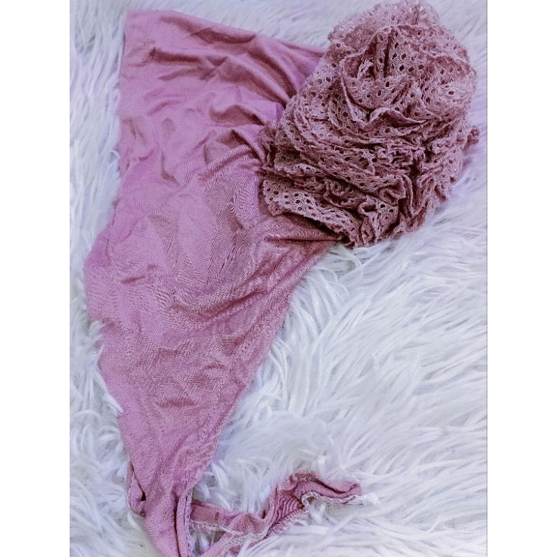 CRISSCROSS TURKISH INNER WITH TIE/ UNDERSCARF | Shopee Philippines