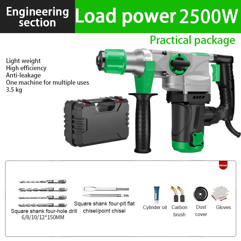 Demolition Electric Hammer 2200W 220V Heavy Duty Rotary Hammer Drill