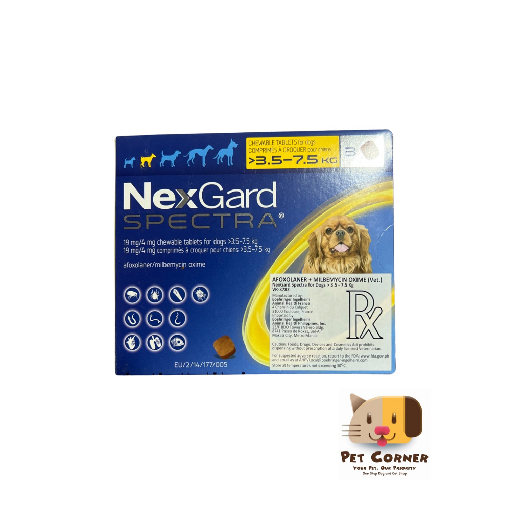 NEXGARD SPECTRA FOR DOGS TABLET & BOX | Shopee Philippines