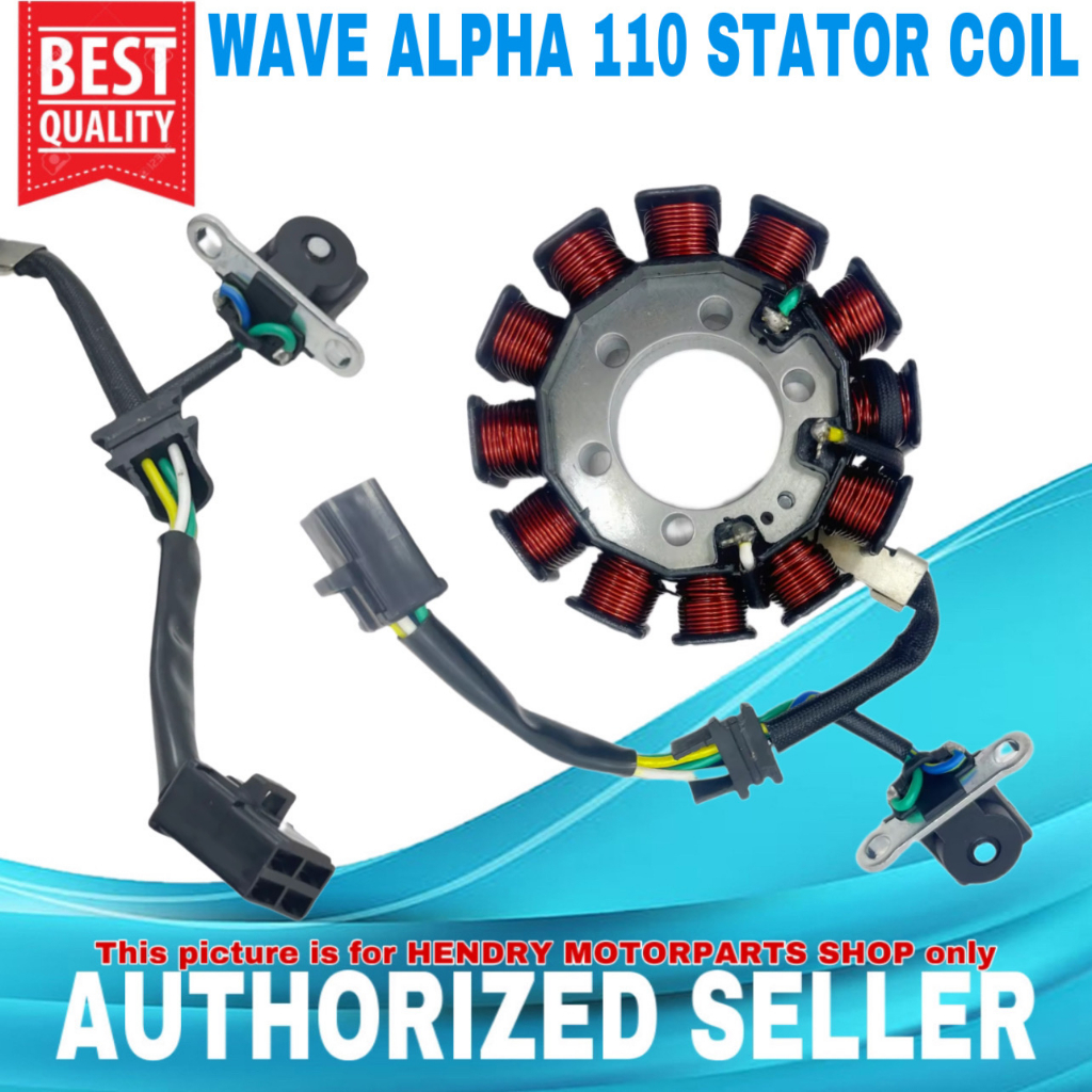CSL STATOR COIL FOR HONDA WAVE / ALPHA 110 MOTORCYCLE Shopee Philippines