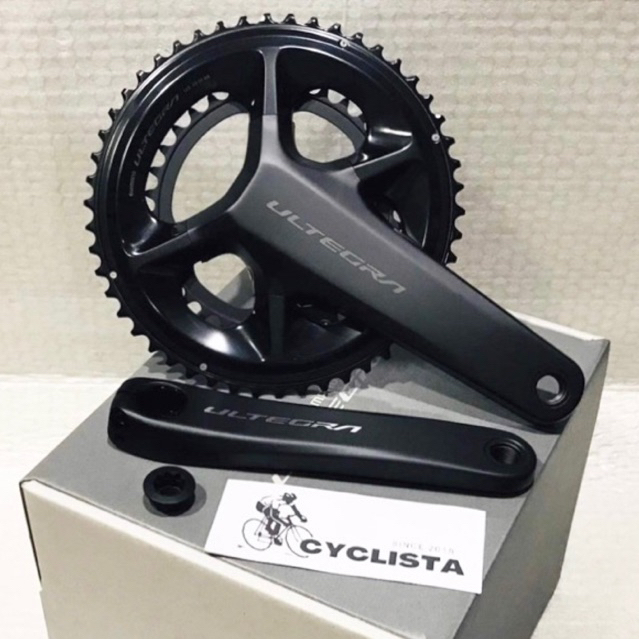 Hollowtech Aluminum Shimano Ultegra FC-R8100 Crankset - 165mm 52