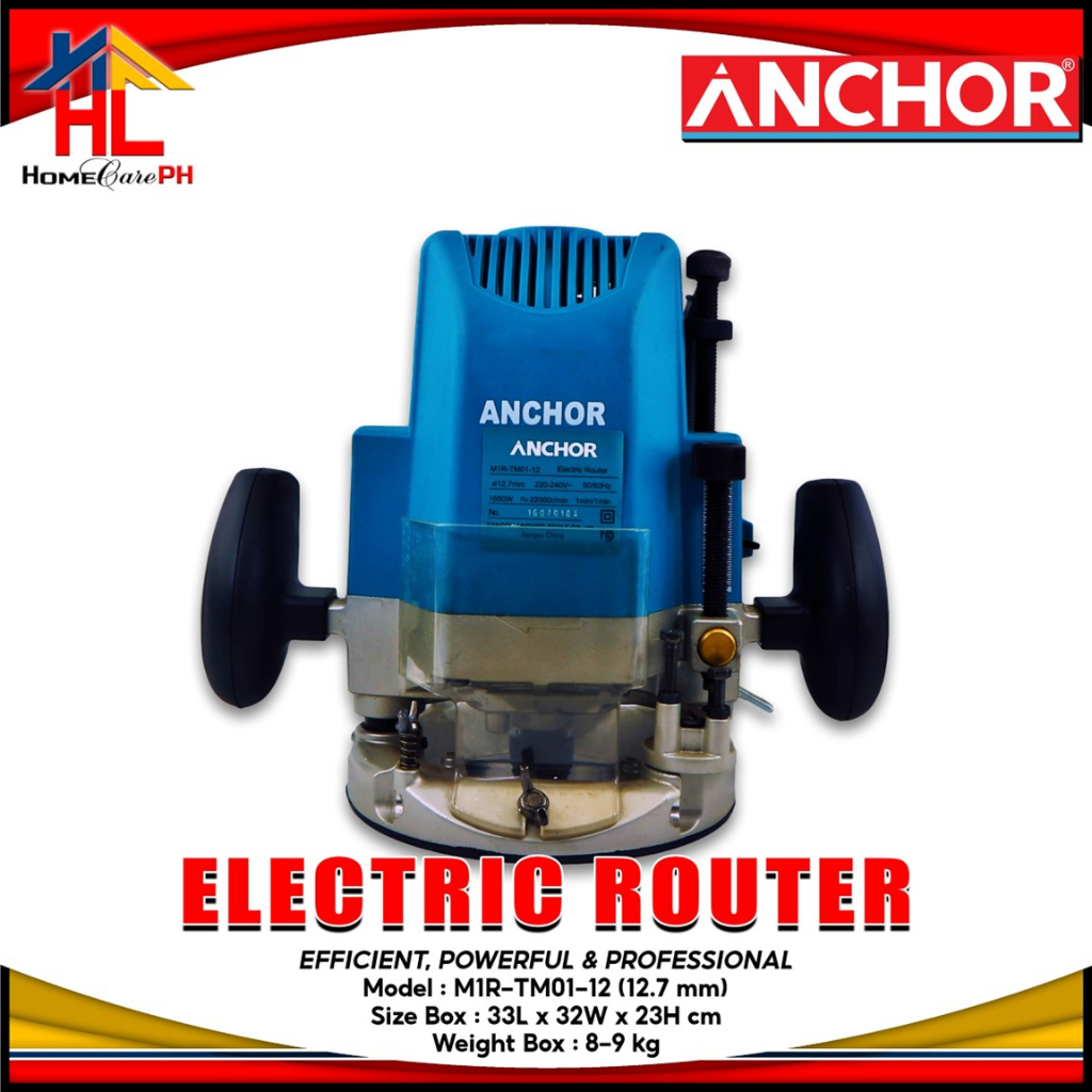 Anchor Electric Router 1500W Model : M1R-TM01-12 | Shopee Philippines