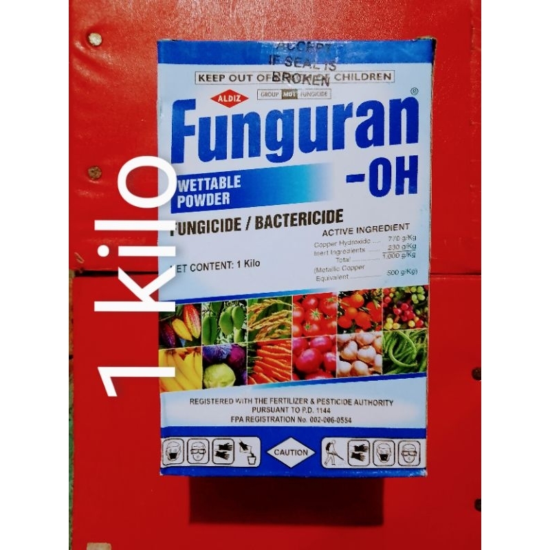 FUNGURAN COPPER HYDROXIDE/FUNGICIDE/BACTERICIDE(1KILO)BY ALDIZ Shopee