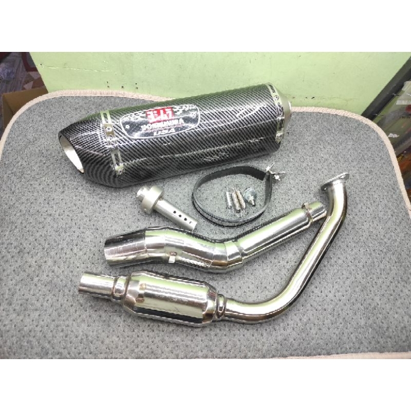 Yoshimura R77 Carbon Set with Resonator for Yamaha R15 V3/V4 | MT15 ...