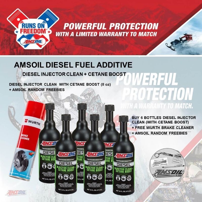 AMSOIL Diesel Injector Clean + Cetane Boost (8oz.) Shopee Philippines