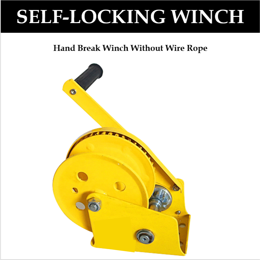 RTK 1200LBS 1800LBS 2600LBS Selflocking Winch Hand Brake Winch Without Wire Rope Shopee
