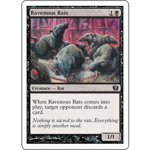 1 piece blackcreature ravenous rats magic card modern sorin liliana ...