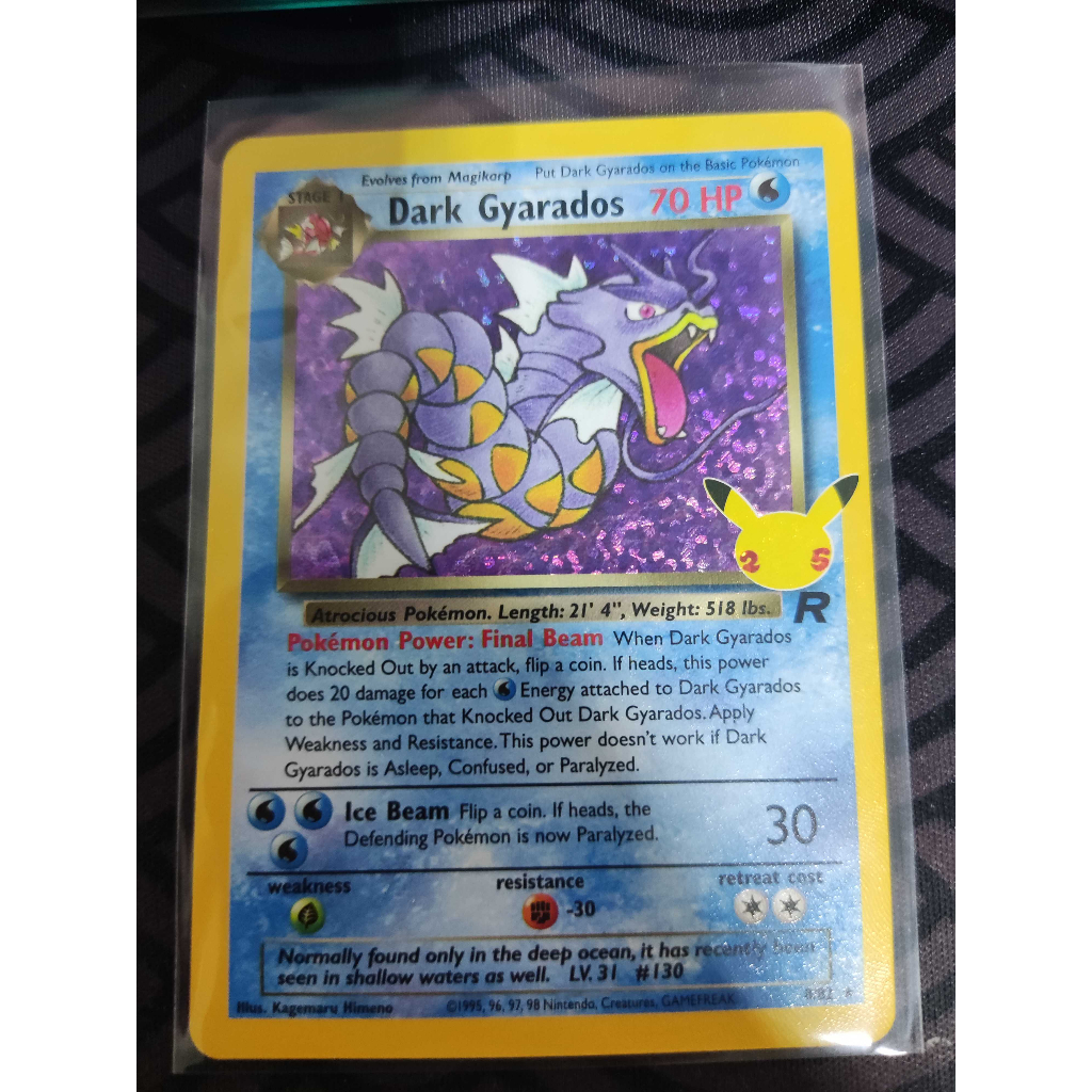 Pokémon Dark Gyarados TCG 8/82 Celebrations Classic Collection