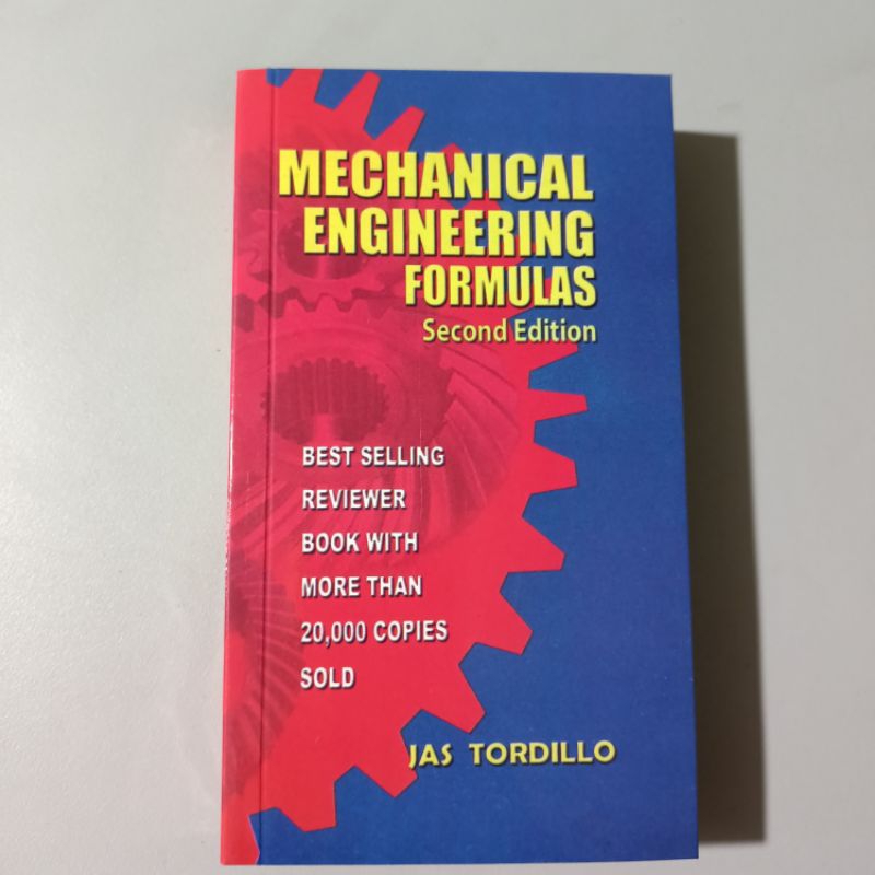 Mechanical Engineering Formulas second edition By : Jas Tordillo ...