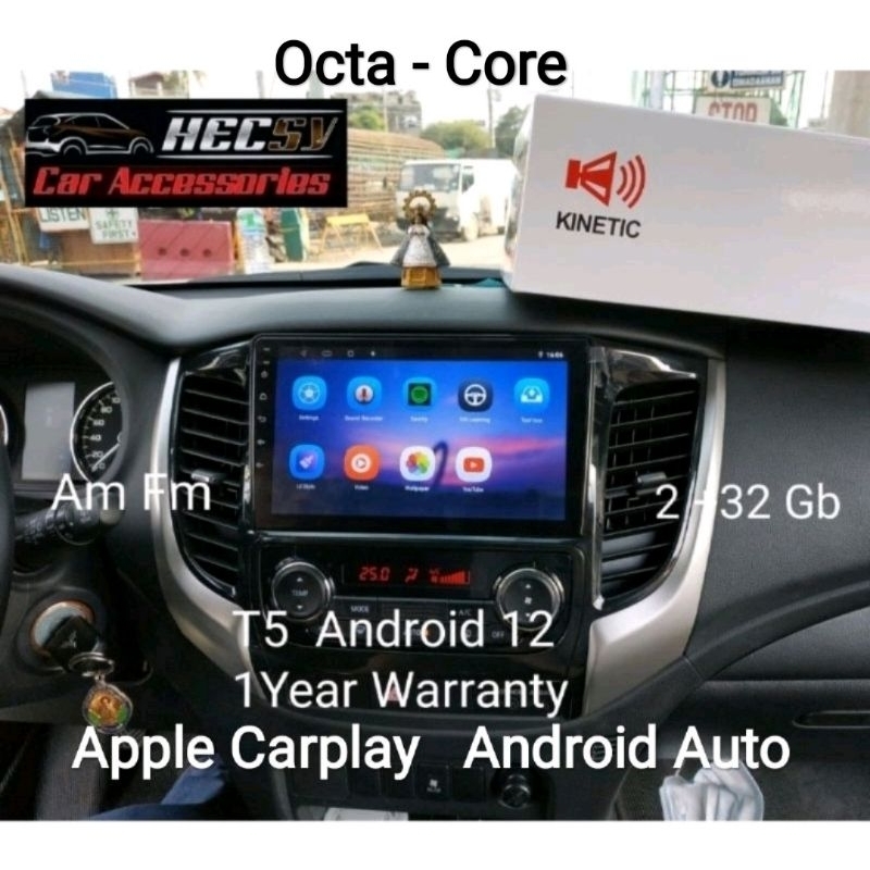 Montero Triton Strada 20162023 Android Head Unit Stereo APPLE CARPLAY