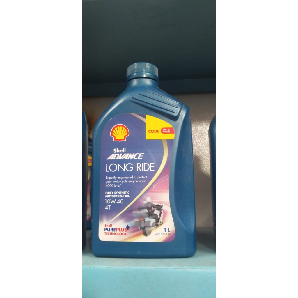 MOTORCYLE OIL SHELL LONG RIDE 1LITER | Shopee Philippines