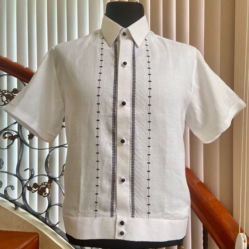 Polo Jacket Gusot Mayaman Office Uniform Linen Polo Barong Shopee Philippines