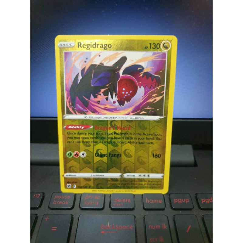 Regidrago 118/189 Rare Reverse HoloSword & Shield Astral Radiance