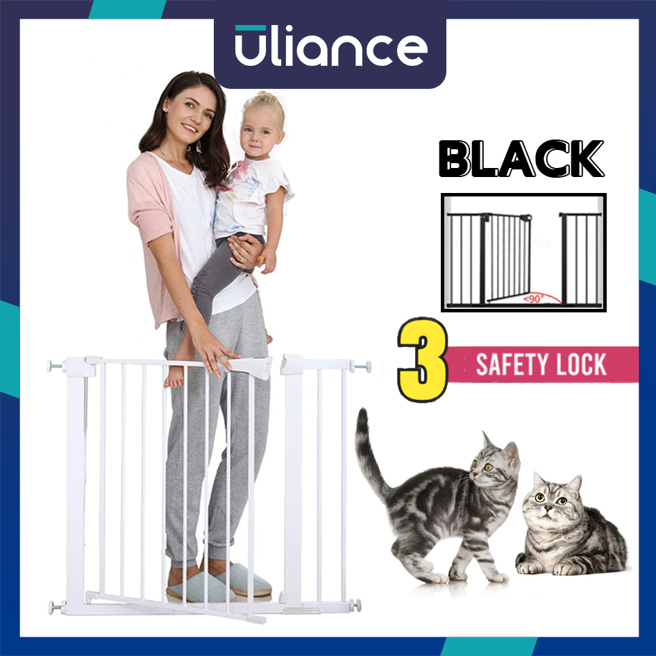 Uliance 60130 cm Baby Safety Gate Baby Gate Fence Guard Extension For