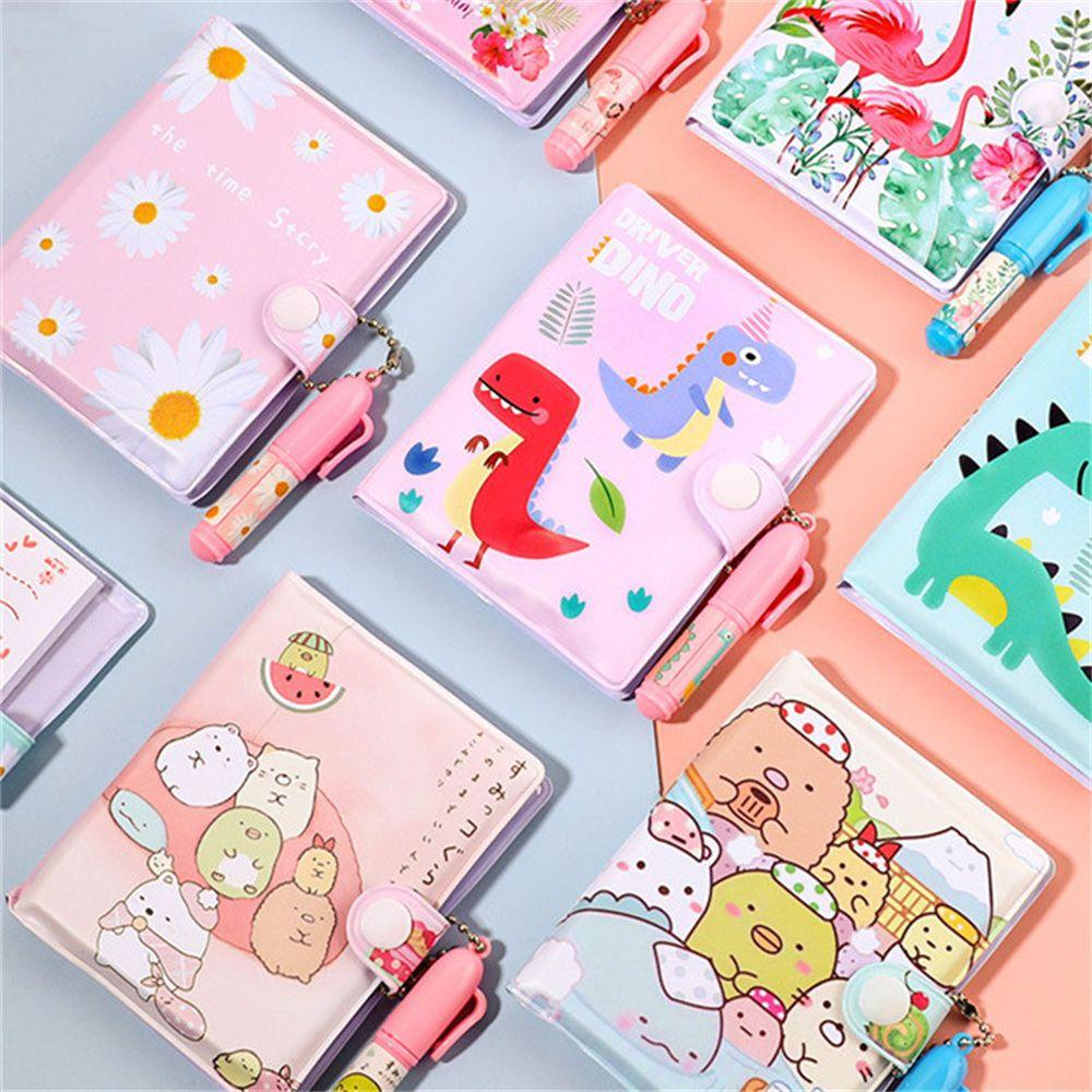 Cute Handbook With A Pen Cartoon Small Notebook Children Student Gifts ...