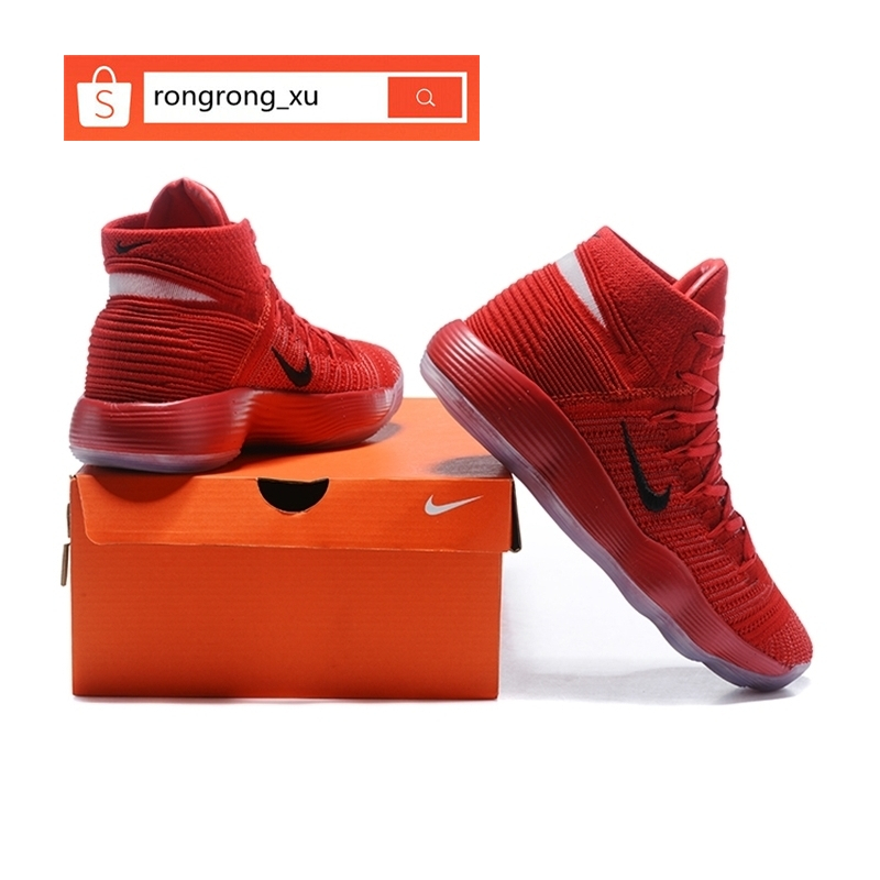 Nike hyperdunk best sale 2017 flyknit red