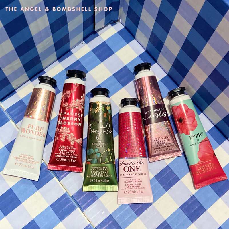 Bath & Body Works Hand Cream (Bahamas, Gingham Love Vibrant, Pumpkin