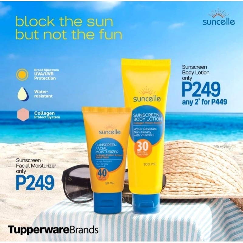 Sunscreen Facial Moisturizer SPF40/Sunscreen Body Lotion SPF30 ...