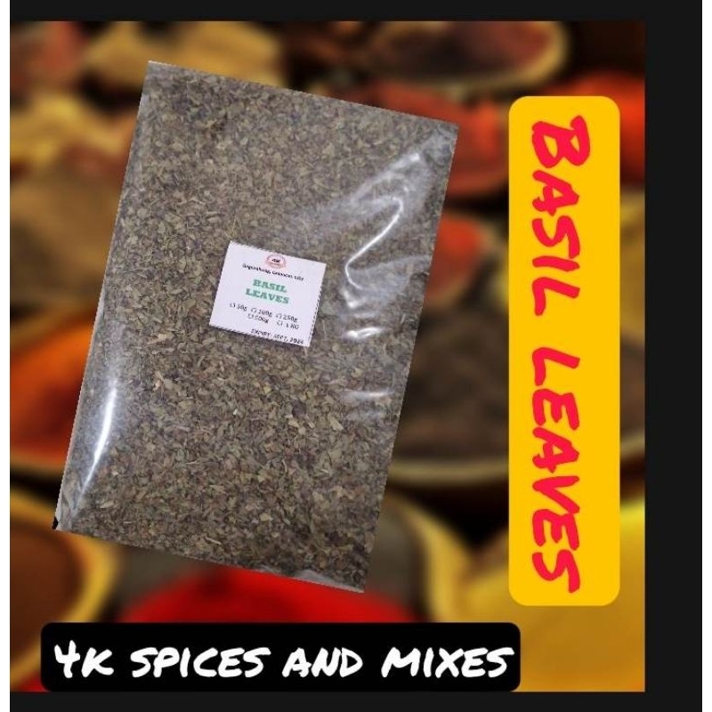 4K Basil Leaves 50g, 100g, 250g PURE IMPORTED HIGH QUALITY | Shopee ...