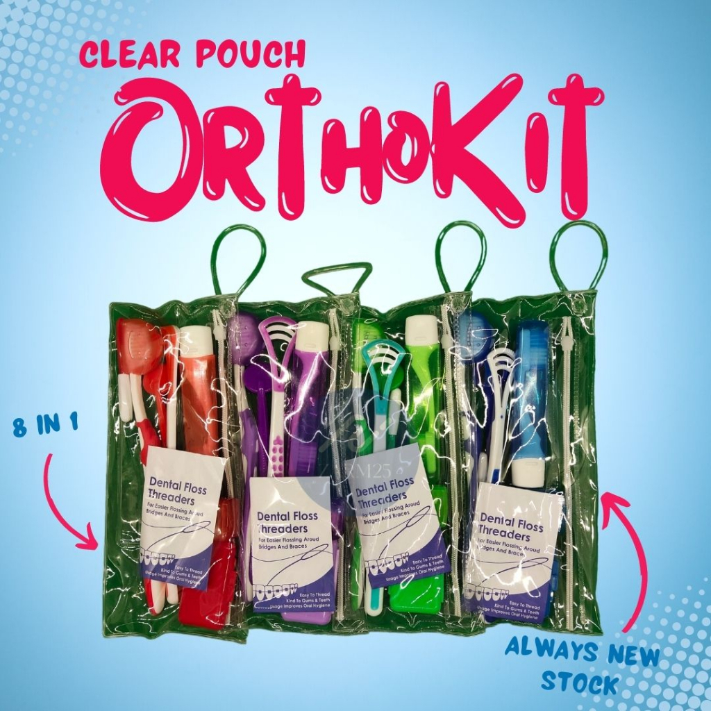 Ortho Kit Oral Hygiene Care Travel Toothbrush for Braces Dental Oral Kit with Ortho wax Shopee