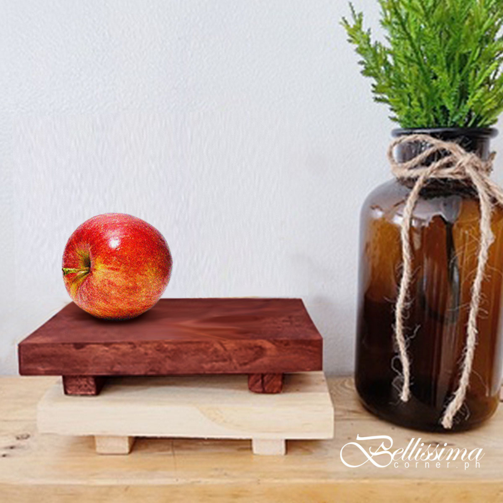 Multi Purpose Wooden Riser for kitchen & bathroom Natural varnish ...