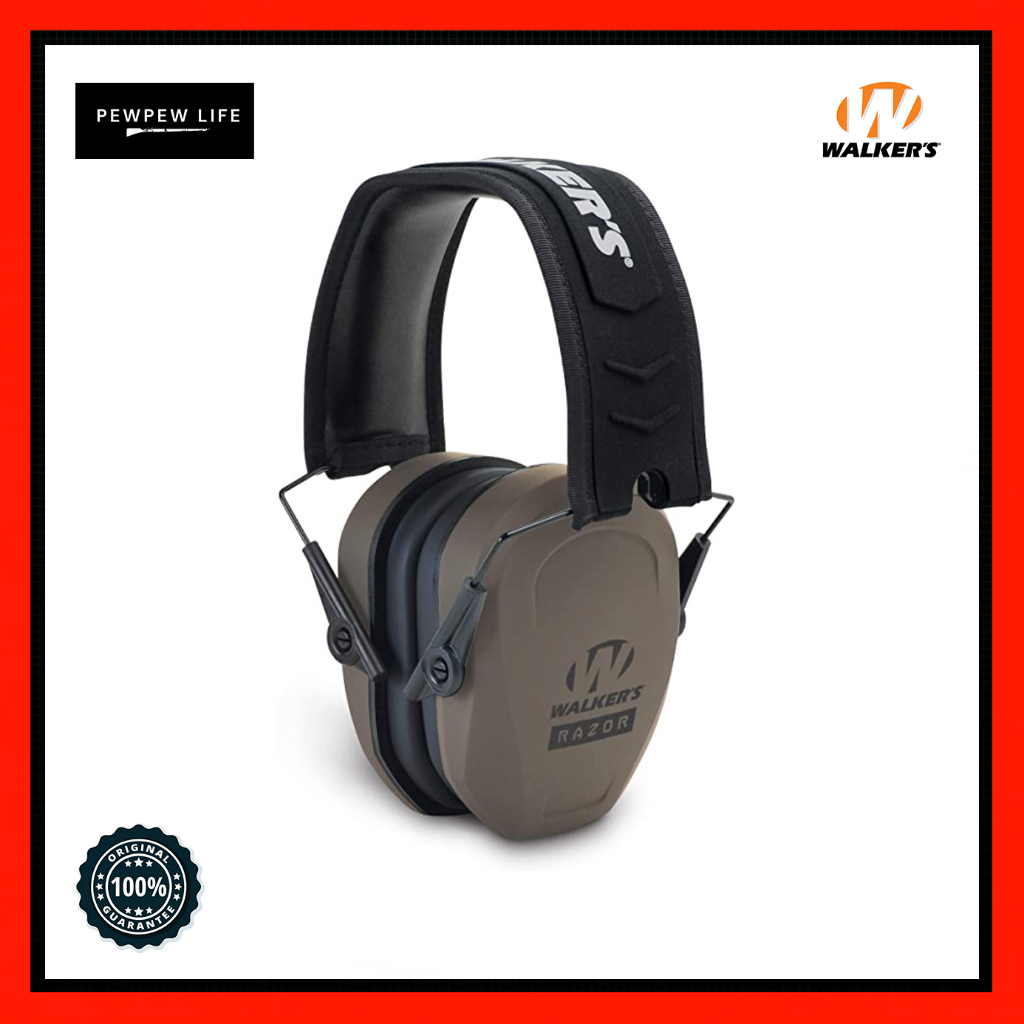 Walker's Razor Elite Ultra Slim Passive EarMuff Shopee Philippines