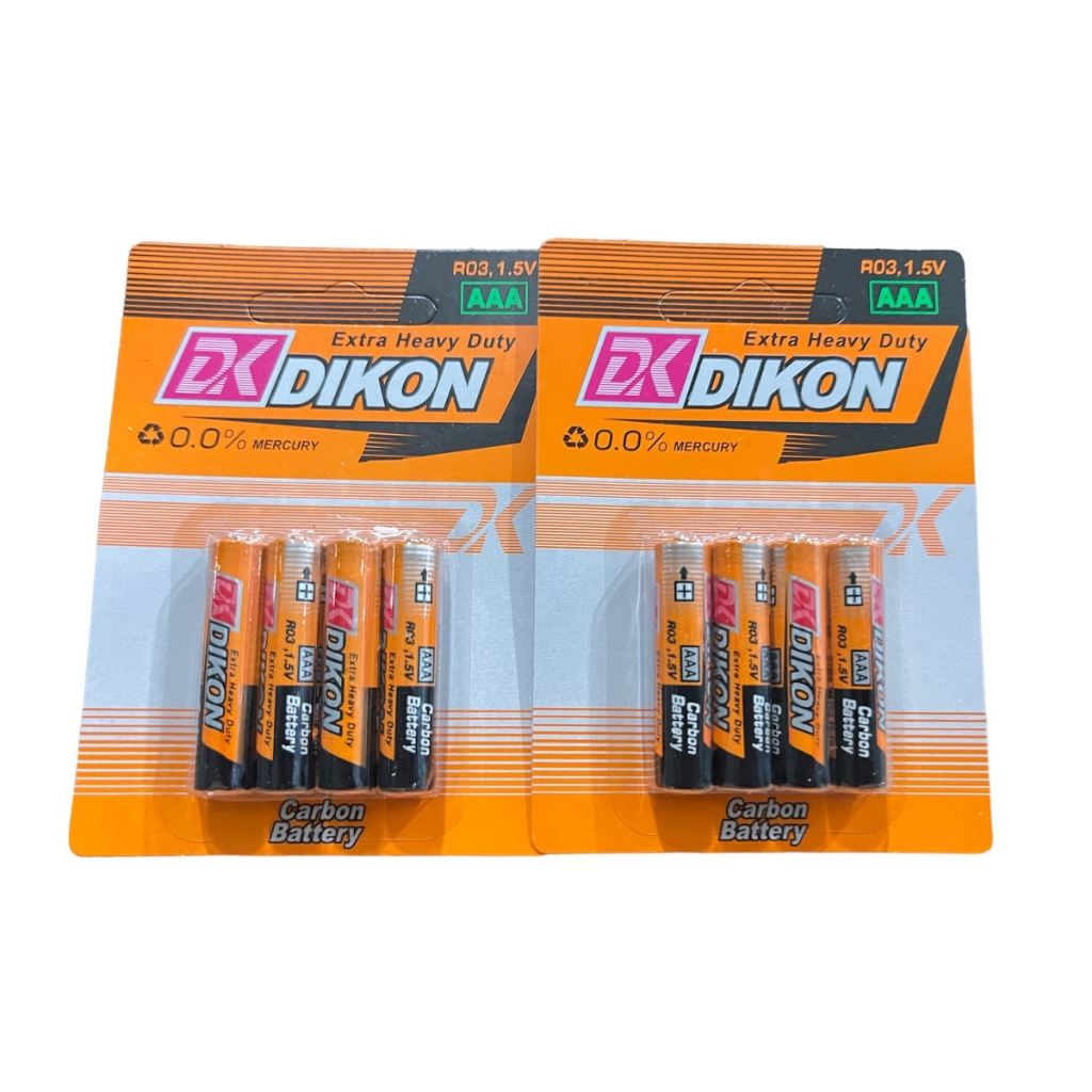 DIKON Extra Heavy Duty Battery 40PCS AA/AAA | Shopee Philippines