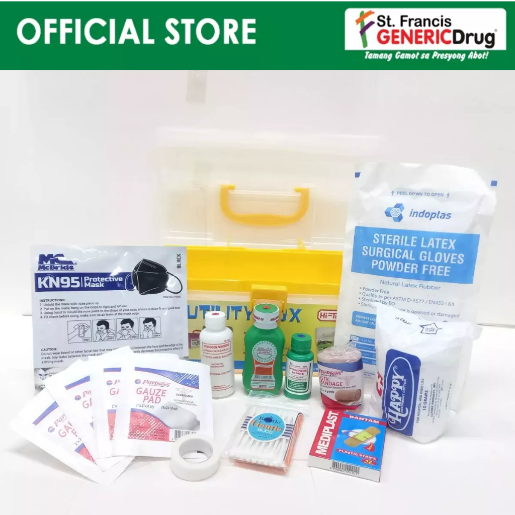 First Aid Kit With Durable Storage Box | Shopee Philippines
