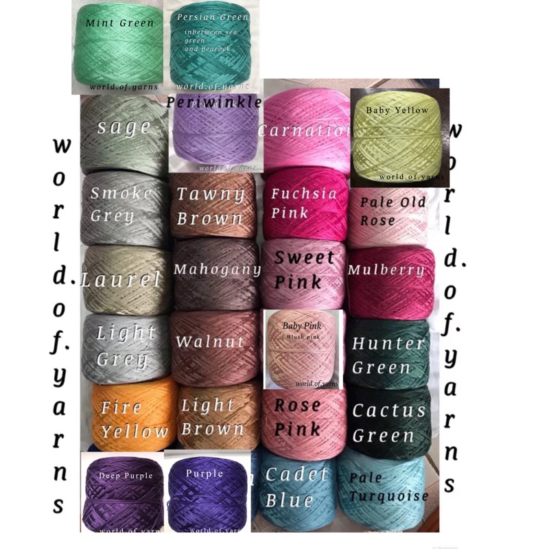 Part 3: Polyester Thread/Yarns-see part 1,2,& Mix For MORE Colors ...