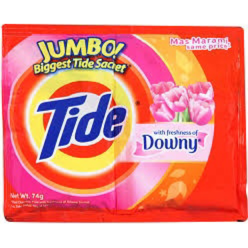 TIDE DETERGENT POWDER WITH DOWNY 74G 6S Shopee Philippines