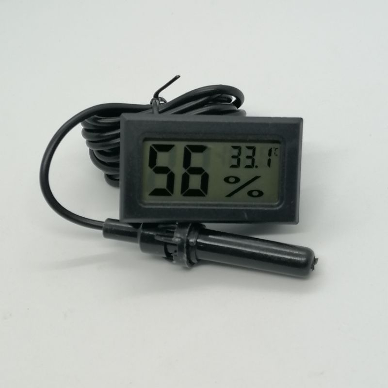 DIGITAL THERMOHYGROMETER WITH PROBE AND BATTERY Shopee Philippines