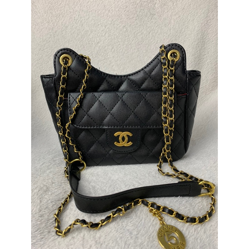 Chanel Sling Bag (Black) Shopee Philippines