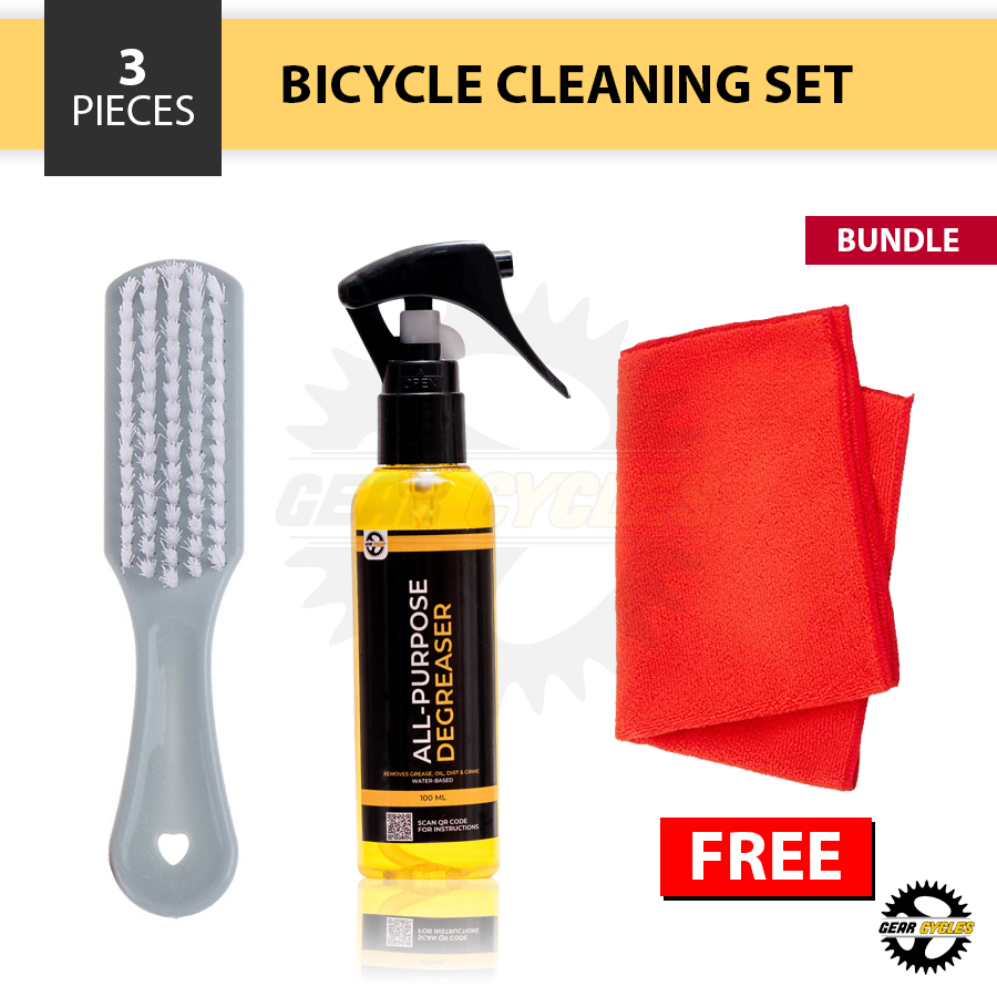 (BUNDLE) Gear Cycles Degreaser Drivetrain Multipurpose Brush Mountain Road Bike MTB Bicycle