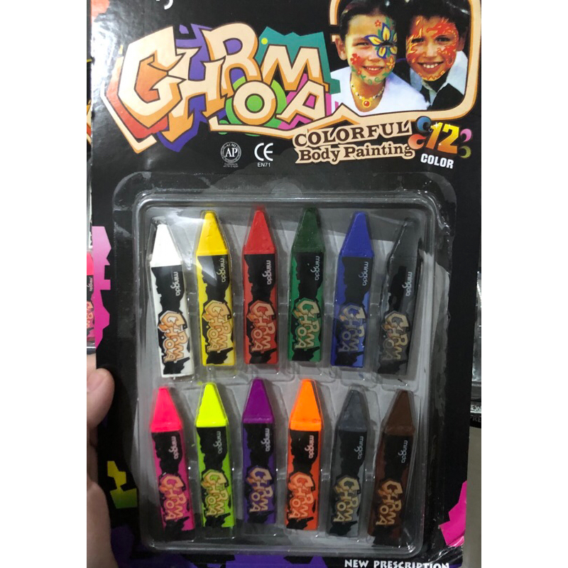 face paint Face and body paint 8 12 colors with free applicator